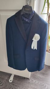 3 piece boys suit 8 to 10 tweed new