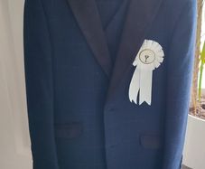 3 piece boys suit 8 to 10 tweed new