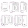 11 Piece Kitchen Cabinet Set Black Image 10