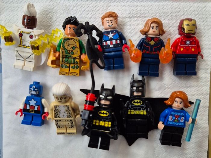 LEGO Marvel and DC Superhero Minifigures