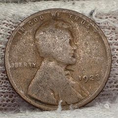 USA United States 1923 Lincoln Wheat Penny Cent Coin