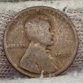 USA United States 1923 Lincoln Wheat Penny Cent Coin