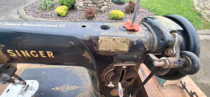 Antique Singer sewing machines x 2