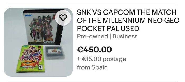 Match of the Millennium - SNK vs Capcom - NeoGeo Pocket Colour