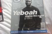 Football mag 'Goal' Dec 95 issue Tony Yeboah cover