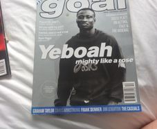Football mag 'Goal' Dec 95 issue Tony Yeboah cover