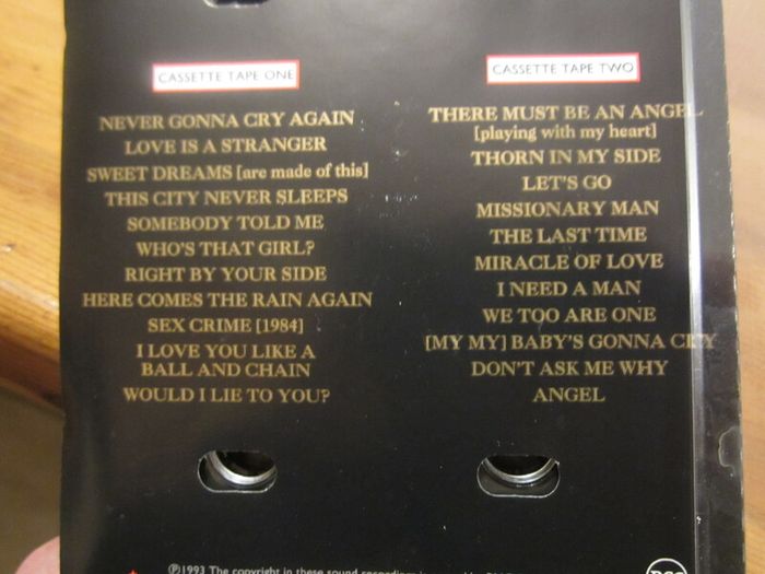 Eurythmics    live 1983--1989