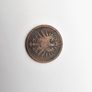 1877 German Empire 2 Pfennig Coin Image 2