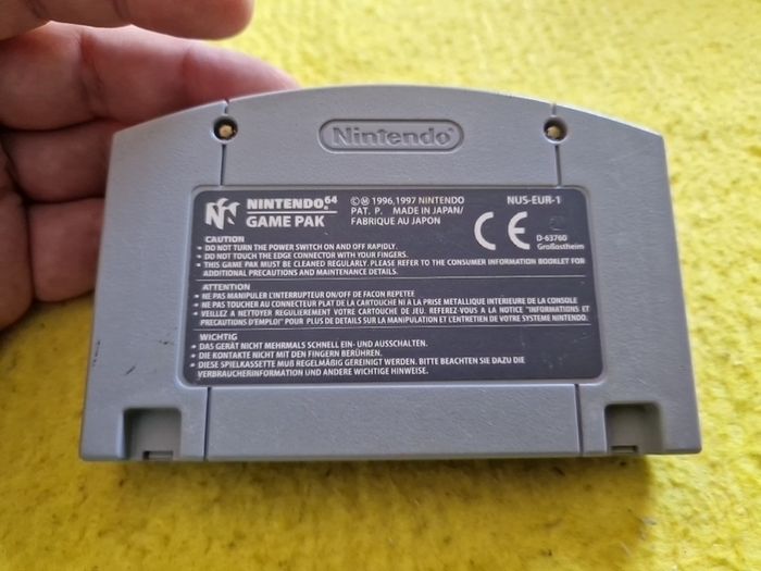 F1 Pole 64 Position Nintendo 64 Games Original