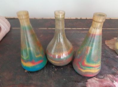 Bottles of Sand Art x 3 for Sale