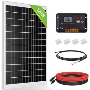 12V 120W ,12V  240W Mono Solar Panel Kit Caravan Campervan Off Grid