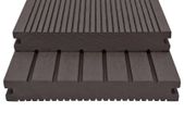 WPC Solid Decking Boards with Accessories Dark Brown, Light Brown & Grey