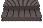 WPC Solid Decking Boards with Accessories Dark Brown, Light Brown &amp; Grey