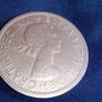 1955 Elizabeth II Half Crown. Image 6
