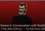 Roy Keane in conversation with roddy Doyle