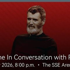 Roy Keane in conversation with roddy Doyle
