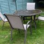 Free garden table and 5 chairs Image 2
