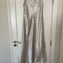 Designer brand Maxmara pale champagne colour satin like sleeveless dress BRAND NEW Image 4