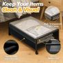 Brand New Set of 2 Underbed Storage Boxes with Wheels and Lid Image 2