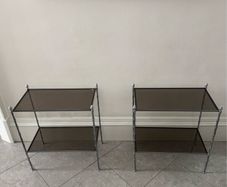 Antique Glass Side Table