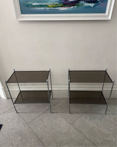 Antique Glass Side Table