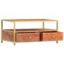 Coffee Table 90x50x40 cm Solid Acacia Wood Image 2