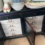 Old Belgian cupboard with 8 inside drawers Image 3
