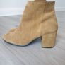 Selected Femme Leather Ankle Boots Size Uk 7 ( Eu 40) Image 3