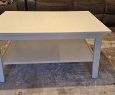 White coffee table