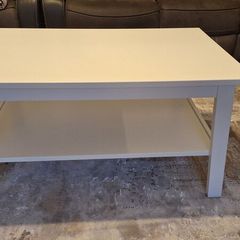 White coffee table