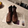 Timberland leather slip on boots Image 8