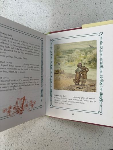 Vintage Irish Children's Names Book by Tara Publishing