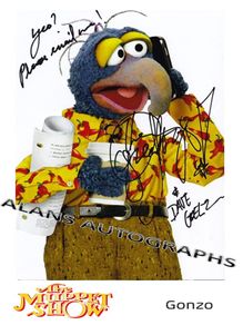 The Muppet's - Gonzo - Autograph