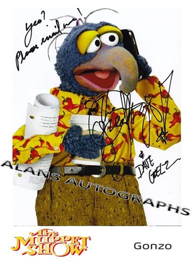 The Muppet's - Gonzo - Autograph