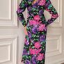 Zara asymmetrical floral dress size 12 -14 (L) Image 4