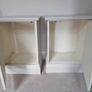 Cream bedside small cabinet Image 3