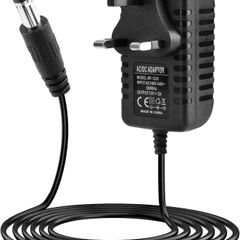 12V Power Supply Adaptor for Yamaha Keyboard, AC/DC Adapter 100-240V 50/60Hz to DC Converter, Switching Adapter with 5.5mmx2.5mm Plug for Routers LED Strip Lights CCTV Cameras (2A)