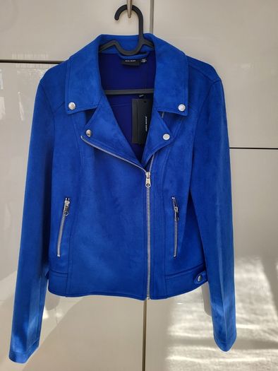 Blue Suedette Jacket