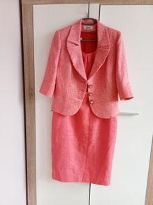 Occasion Dress With Matching Blazer Size Uk 12