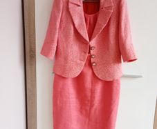 Occasion Dress With Matching Blazer Size Uk 12