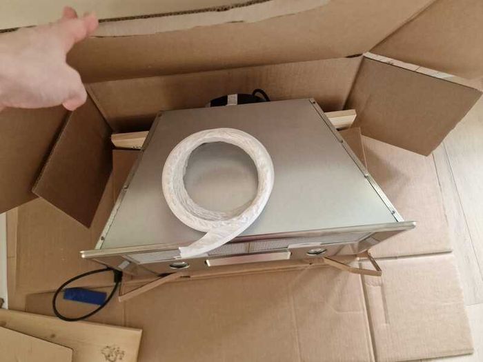 Brand New Brushed Steel Extractor Fan