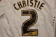 Match Worn Cyrus Christie Derby County Shirt