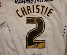 Match Worn Cyrus Christie Derby County Shirt