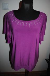 Klass purple top size UK18 EU46 Postage included