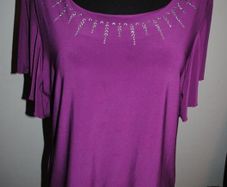 Klass purple top size UK18 EU46 Postage included
