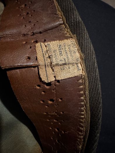 WW2 American Cap and letter from New Guinea 1944