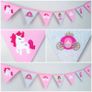 One of a Kind Adorable Princess Style Bunting Image 4