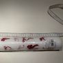 New White Advent candle with red bows Image 9