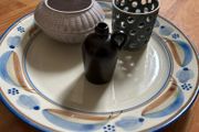 Gorgeous vintage Swedish Ceramics, vase, candleholder