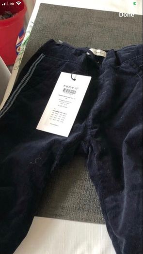 Boys BNWT cord jeans 4/6 mths